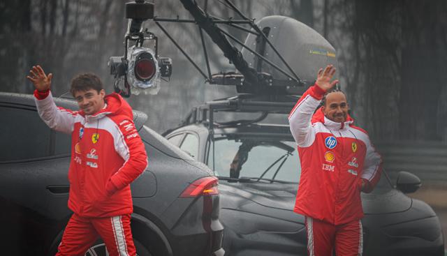 Charles Leclerc e Lewis Hamilton - foto Ipa