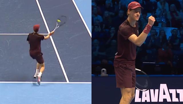 Sinner, che colpo da maestro. Ecco il momento preciso in cui disorienta Zverev. VIDEO