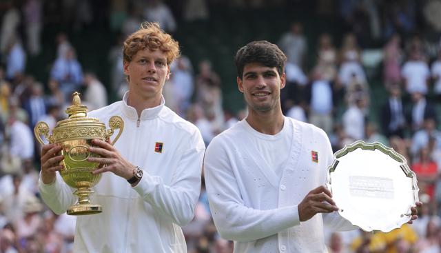 Jannik Sinner e Carlos Alcaraz