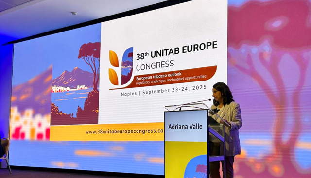 JTI Italia, Adriana Valle al Congresso Unitab Europa 2025 sul futuro del tabacco italiano