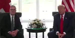 Keir Starmer e Donald Trump