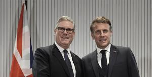 Keir Starmer e Emmanuel Macron
