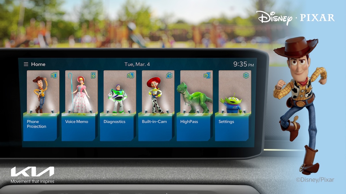 Kia porta Disney e Marvel a bordo: i nuovi Display Themes ccNC