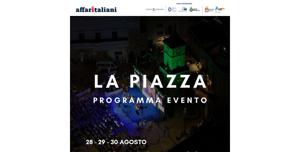 La Piazza slide Programma evento