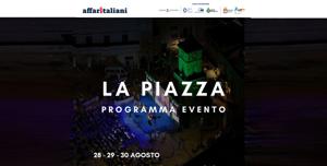 La Piazza slide Programma evento