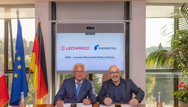 Leonardo e Rheinmetall siglano il primo contratto per 21 veicoli A2CS per lâ€™Esercito Italiano