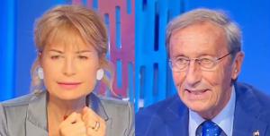 Lilly Gruber e Gianfranco Fini