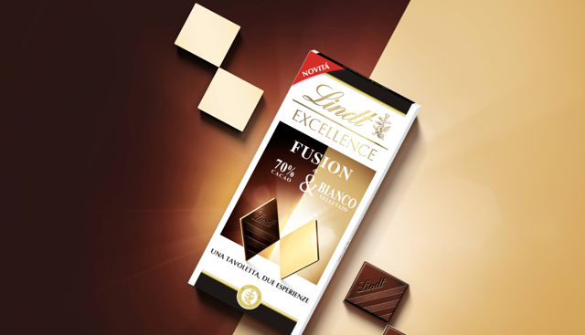 Lindt & SprÃ¼ngli Italia, presentato Lindt EXCELLENCE Fusion che celebra lâ€™incontro tra due gusti di cioccolato