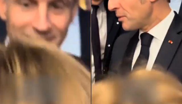 Macron sorpreso da una studentessa: “Vorrei fare uno stage nel suo ufficio”, e gli consegna il CV