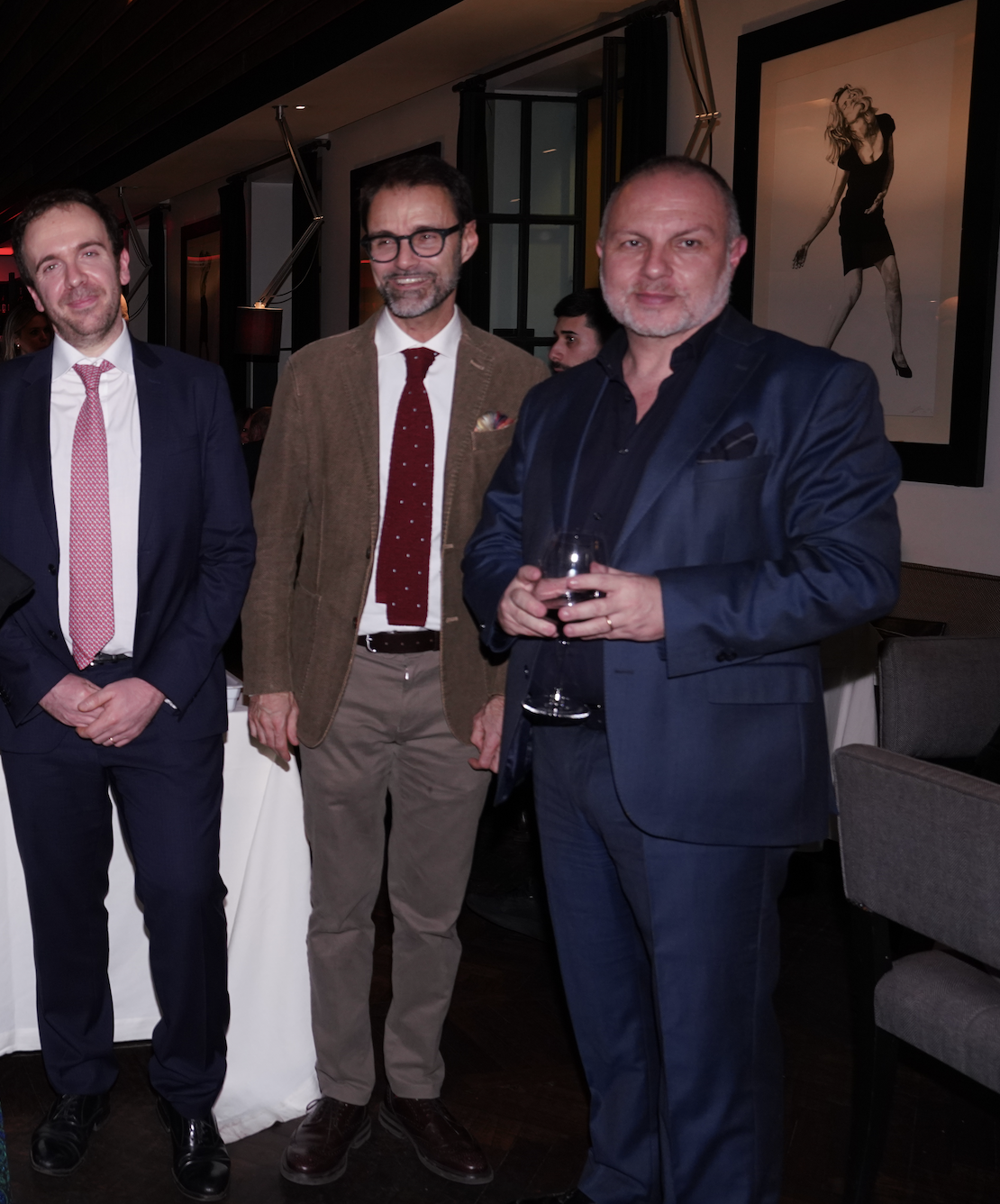 Marco Scotti, Direttore di Affaritaliani – Francesco Specchio, portavoce Ministro della Giustizia – Giuseppe Bono, Direttore Regolatorio, Istituzionale e Comunicazione di Sogin