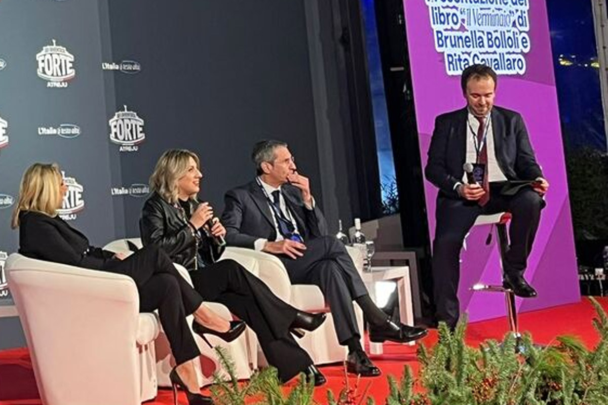 Il direttore di Affaritaliani Marco Scotti modera dibattito ad Atreju