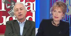 Marco Travaglio e Lily Gruber