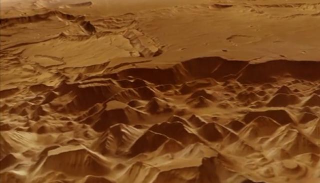 Marte come non l’abbiamo mai visto: il video ESA svela antichi fiumi e crateri colossali