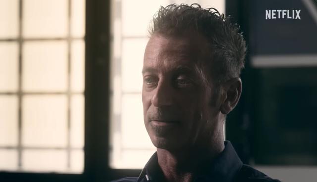 Massimo Bossetti intervistato nella docuserie (foto da Netflix)