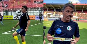 matteo renzi partita del cuore