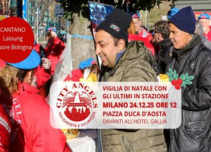 Festa di Natale per i senzatetto della Stazione Centrale di Milano il 24 dicembre