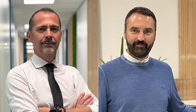 da sinistra a destra: Samuele Airaghi  Direttore Generale e Tecnico Business Tunnelling e Luca Palma in qualità di Chief Sustainability Officer