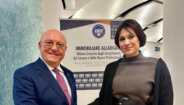 Paolo Bellini, pres. AIA ed Elena Buscemi, pres. consiglio comunale di Milano Paolo Bellini, pres. AIA ed Elena Buscemi, pres. consiglio comunale di Milano