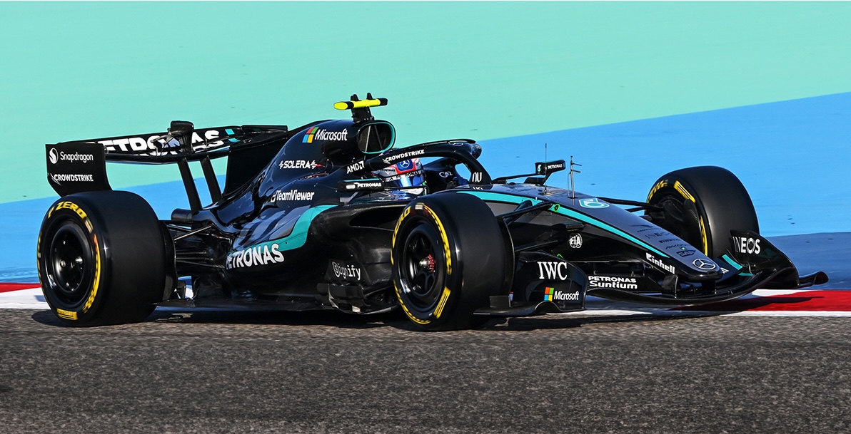 F1 Bahrain 2026: Mercedes ancora davanti nei test: Antonelli batte Russell, Piastri e Verstappen inseguono