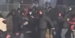 poliziotto picchiato da strillo