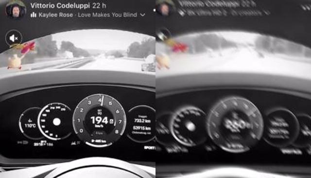 Codeluppi lancia la Porsche a 252 km/h: bufera sul video, «Ero in Germania, lì non ci sono limiti»
