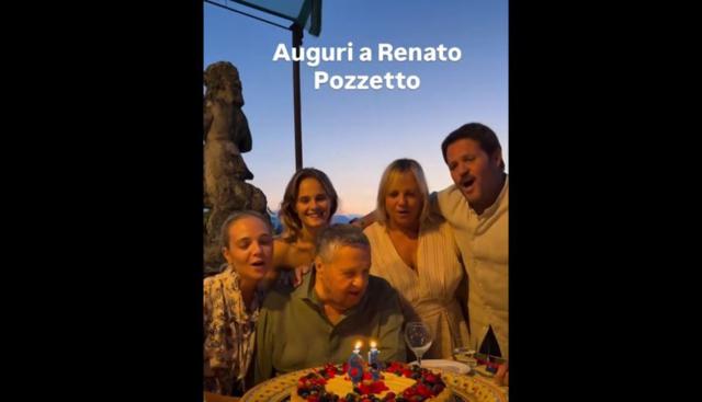 Renato Pozzetto compie 85 anni, il video della festa di compleanno con la famiglia (c'è anche il Cipollino Massimo Boldi)