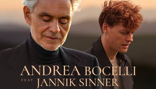 Andrea Bocelli e Jannik Sinner Andrea Bocelli e Jannik Sinner