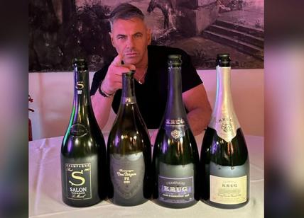 Gintoneria, online l'asta pubblica per lo champagne di Lacerenza: il valore delle bottiglie è di 900mila euro