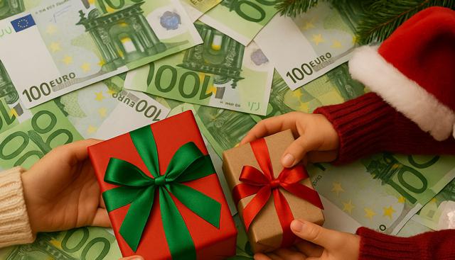 Regali di Natale, italiani sempre più con le tasche vuote: si spenderà il 20% in meno rispetto al 2024