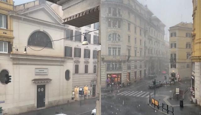 Roma tra acquazzoni e nubifragi: la bomba d'acqua trasforma le strade in fiumi. VIDEO