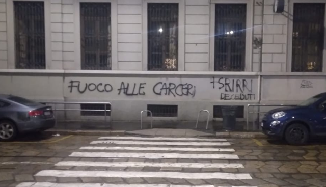 Scritte d'odio in Porta Romana