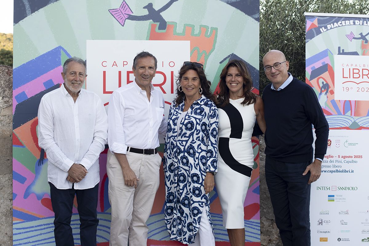 Da sinistra a destra: Andrea Zagami Luigi Gubitosi, Denise Pardo, Annalisa Bruchi e Aldo Cazzullo