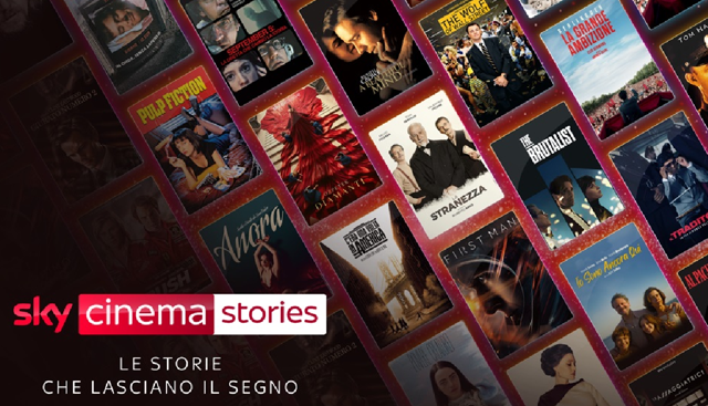 Sky lancia 'Sky Cinema Stories': il nuovo canale dedicato alle grandi storie del cinema