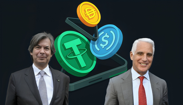 Carlo Messina e Andrea Orcel Carlo Messina e Andrea Orcel