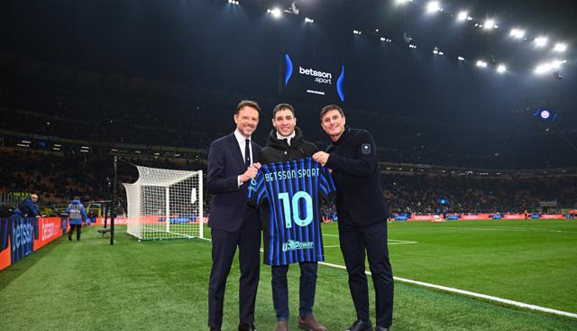 Stefano Tino, Javier Zanetti e Giorgio Ricci Stefano Tino, Javier Zanetti e Giorgio Ricci