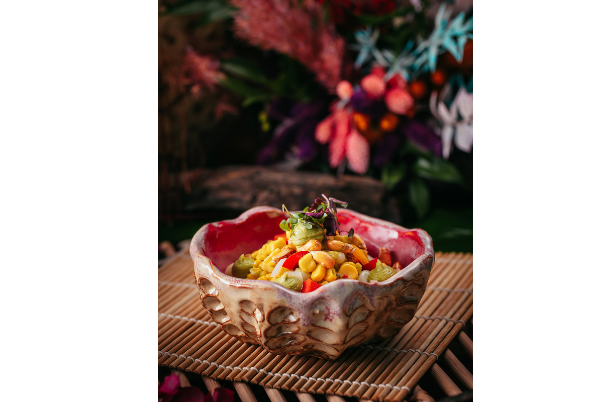 SUSHISAMBA Food Peruvian Corn Salad