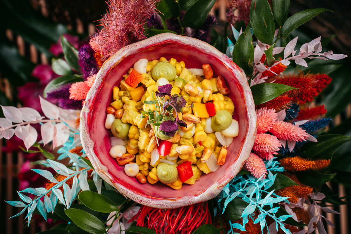 SUSHISAMBA Food Peruvian Corn Salad 