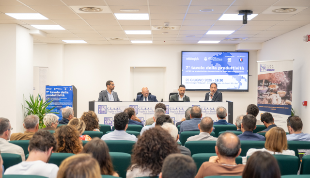 Associazione Entrobordo, a Bari il 7° Tavolo della Produttività: crescita e innovazione al Sud