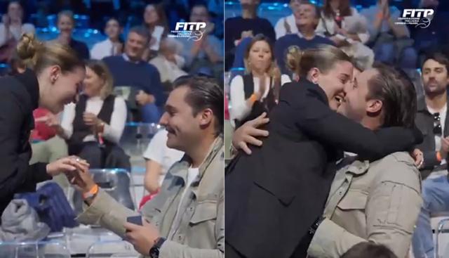 ATP Finals Torino, lui si inginocchia sugli spalti: la risposta di lei commuove tutto il pubblico