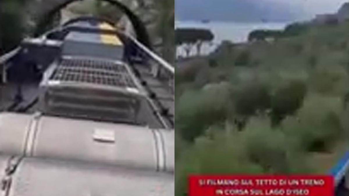 Salire su un treno in corsa per un video sui social, il nuovo tormentone dei giovani. VIDEO Salire su un treno in corsa per un video sui social, il nuovo tormentone dei giovani. VIDEO