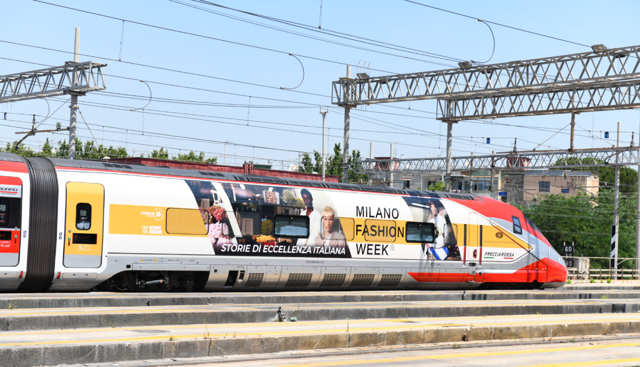 Gruppo FS: Frecciarossa Ã¨ il treno ufficiale della Milano Fashion Week 2025