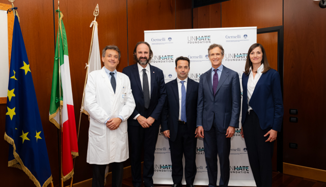 Unhate Foundation e Fondazione Policlinico Gemelli: insieme per supportare il progetto ART4MIND