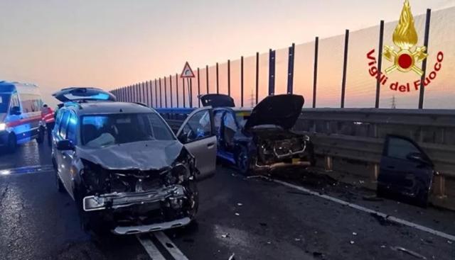 L'incidente stradale a Ossona