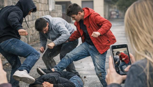 Pestato dai suoi compagni a Campobasso, il video choc