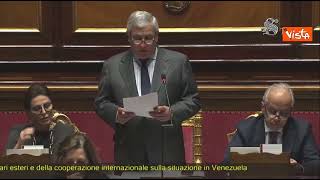 Tajani: Con fine stagione Maduro occasione storica per popolo Venezuela