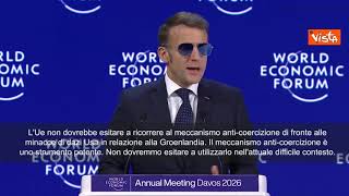 Dazi Usa, Macron: Ue non esiti a usare meccanismo anti-coercizione