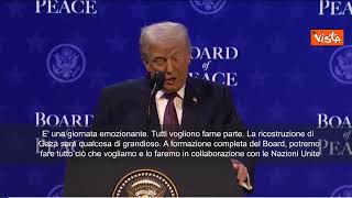 Board of peace per Gaza, Trump: "Giornata emozionante, tutti vogliono farne parte"