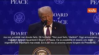 Trump: Ho detto a Putin che non avrebbe dovuto fare la guerra in Ucraina