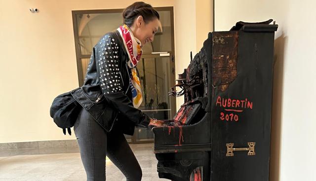 Il vino e il fuoco di Bernard Aubertin e Karina Castorani Gosteva allo Spazio Roseto