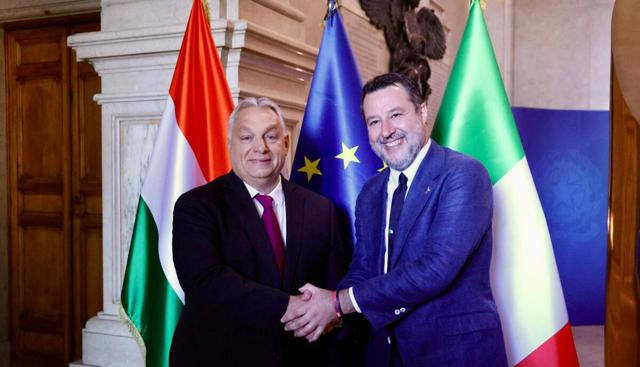 Salvini incontra "affettuosamente" Orbàn. Così il leader della Lega 'usa' il primo ministro ungherese per togliere voti di destra a Meloni